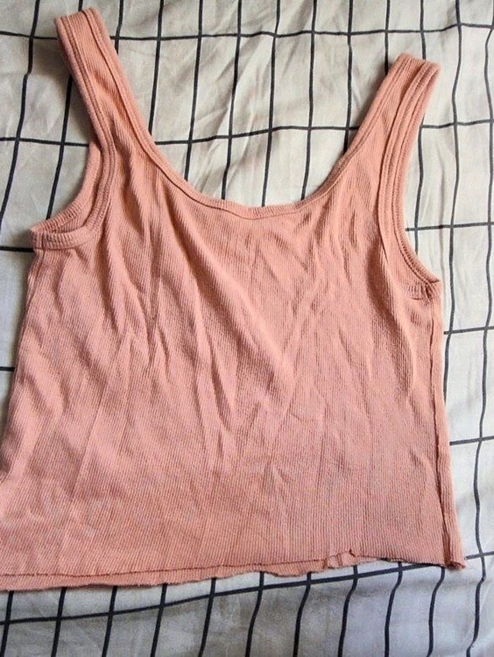 Pink Ribbed Tank Top - Picture 2 of 2